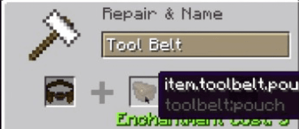 Мод Tool Belt